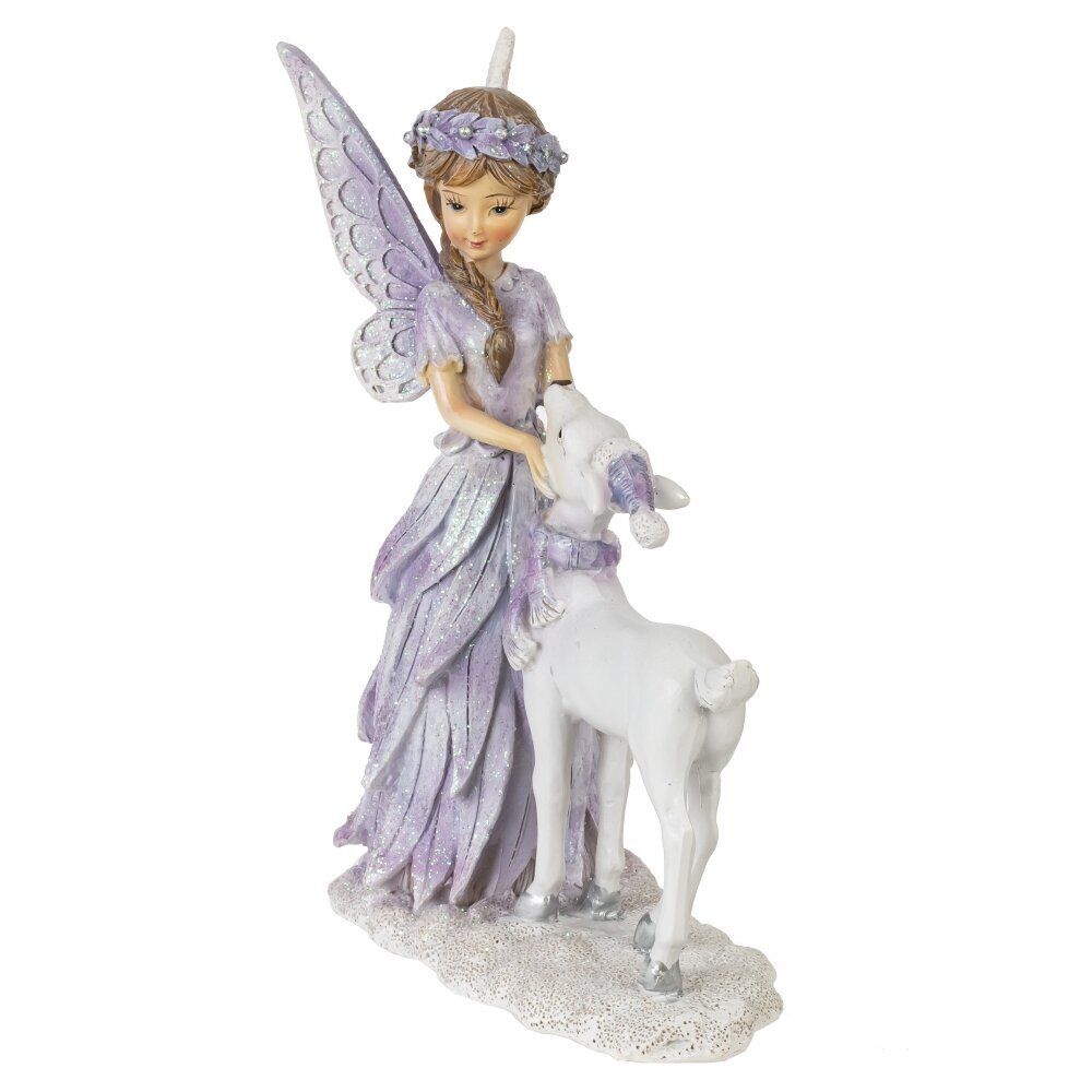 GAEM Фигурка декоративная "Фея с олененком", L13 W6 H16,5 см