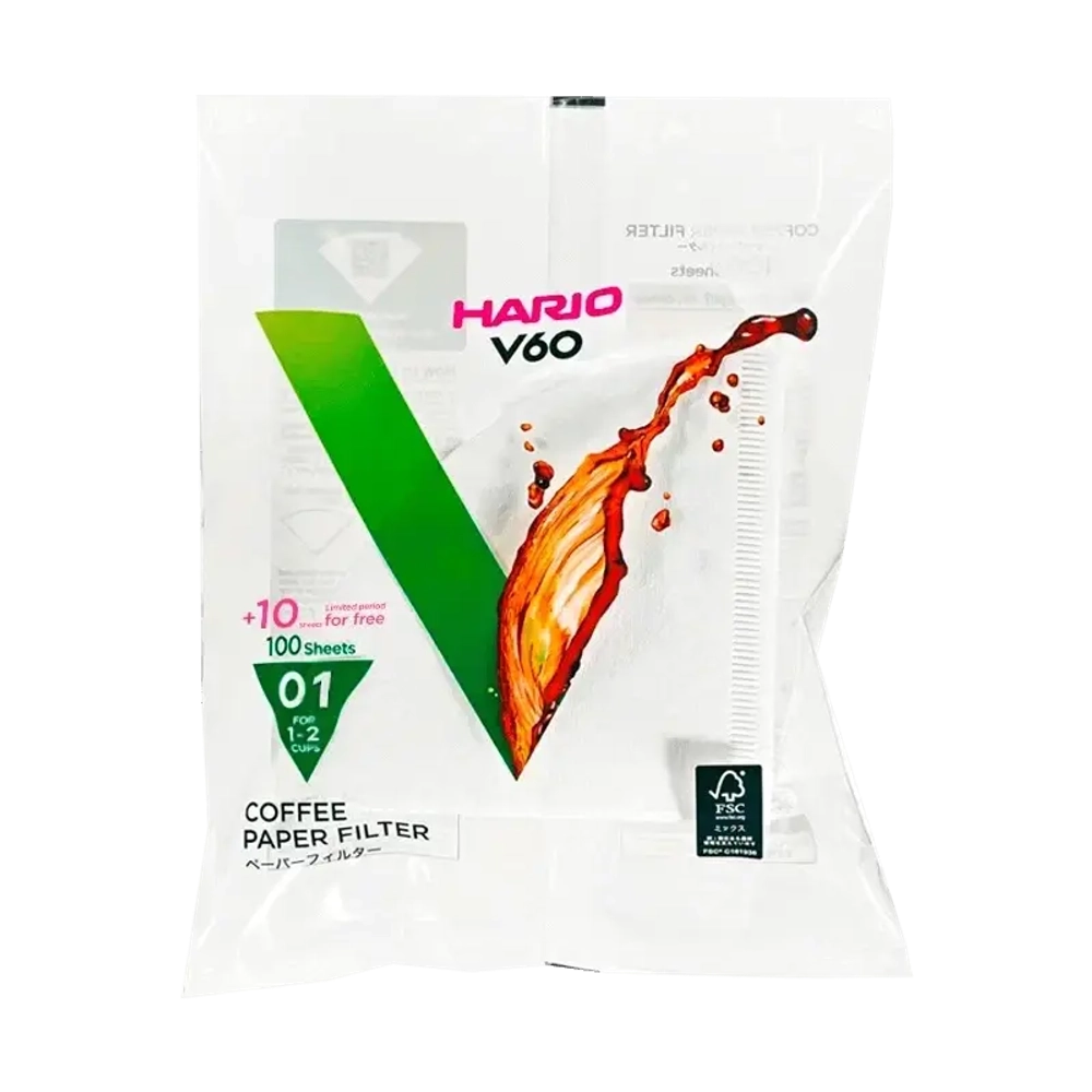 Фильтры Hario бумажные (размер 1–2)