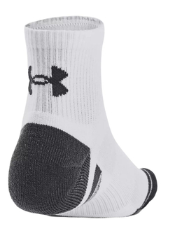 Теннисные носки - Набор из 3 носков Under Armour Performance Tech Quarter Socks - белый/угольно-серый