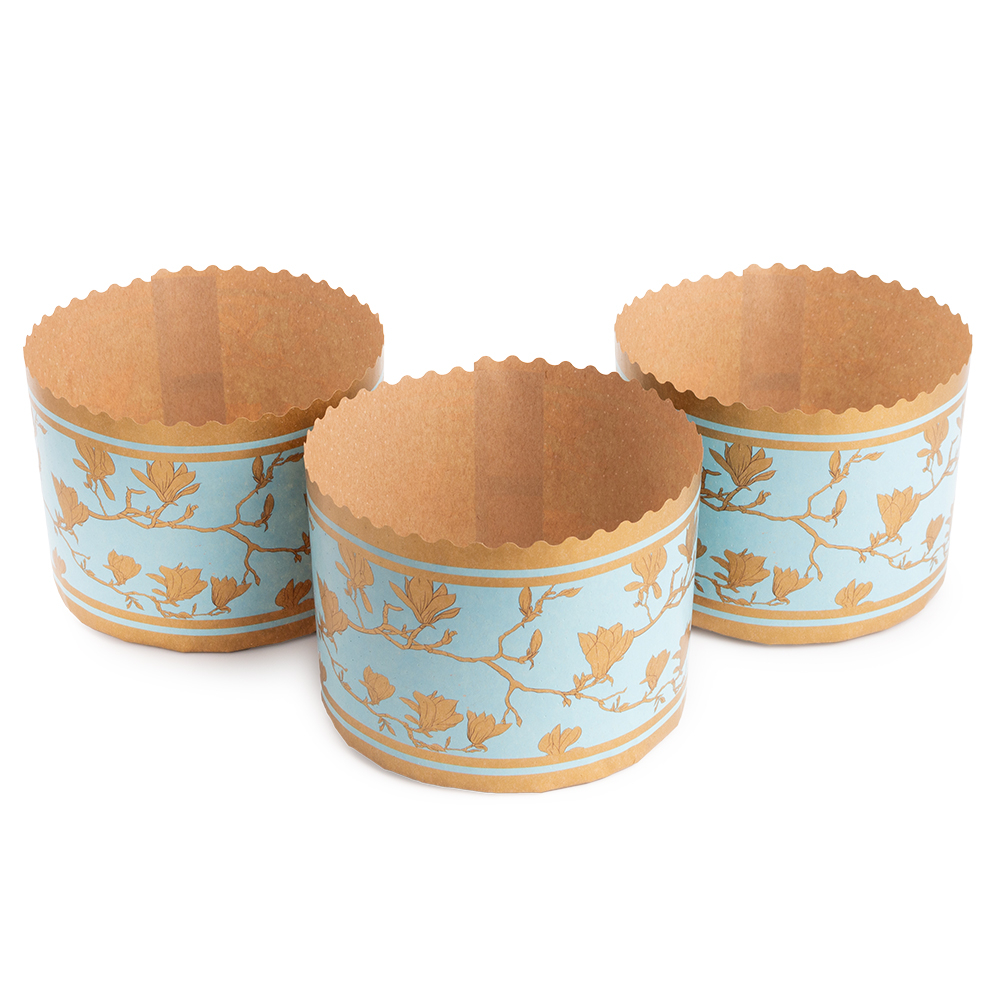 Форма бумажная для кулича d134xh100мм