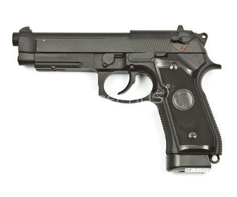Страйкбольный пистолет M9A1, CO2, черный (KJW)