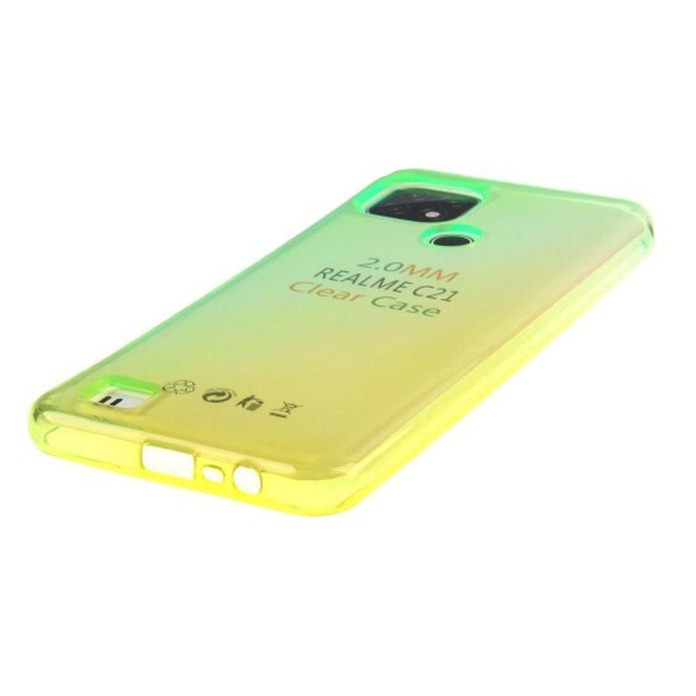 Чехол для Realme C21 Градиент, ТПУ, 012963
