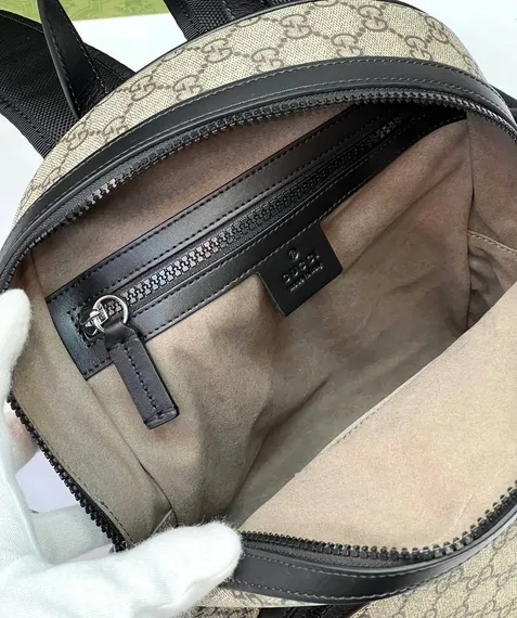 Рюкзак Gucci GG Supreme бежевый