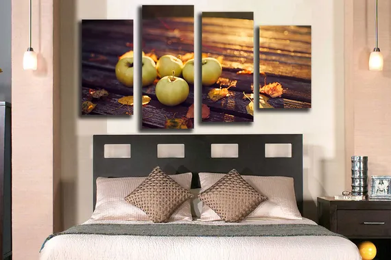 Модульная картина "Осенние яблоки"