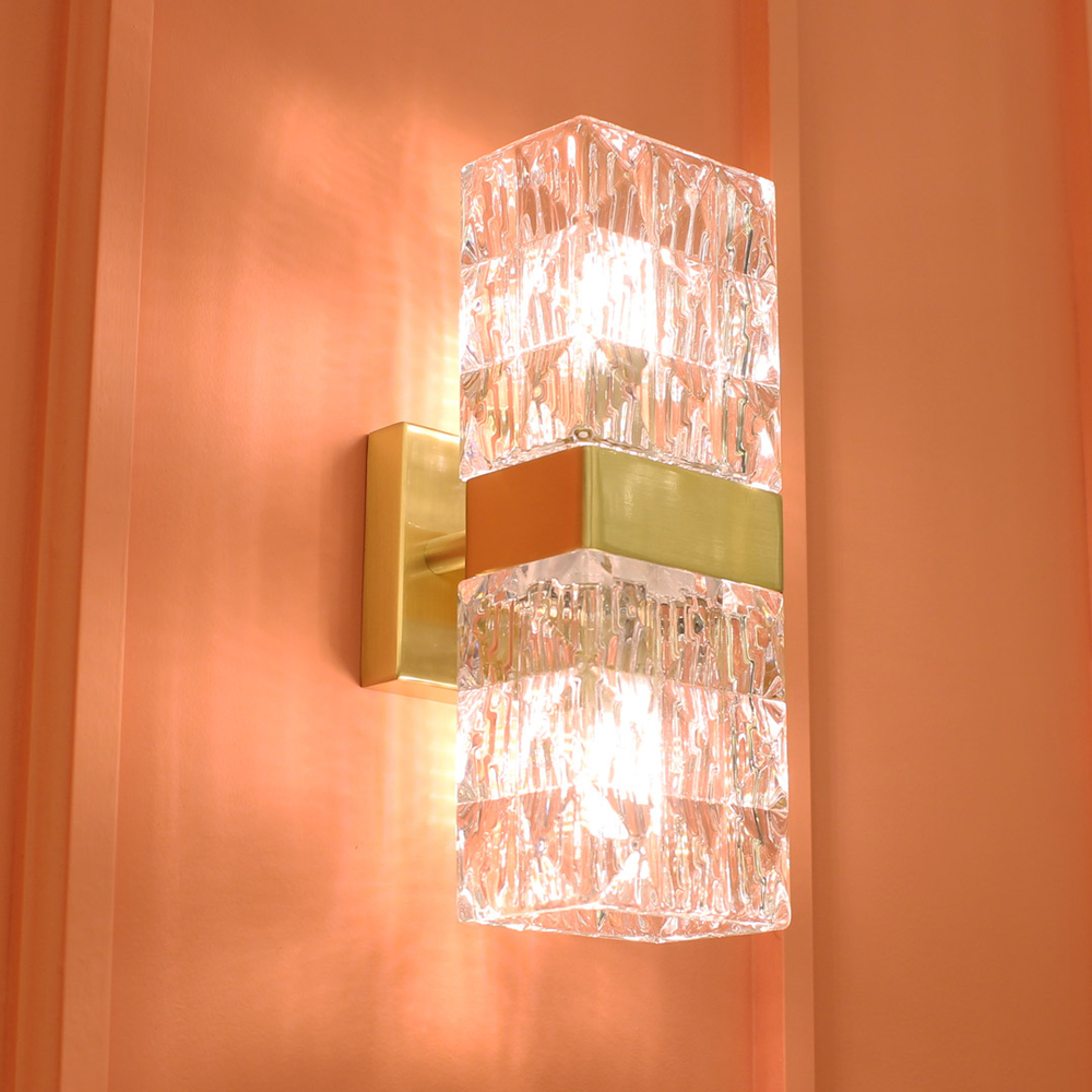 Бра Cloyd CORUND-A W2 / выс. 27 см - латунь (арт.20177)