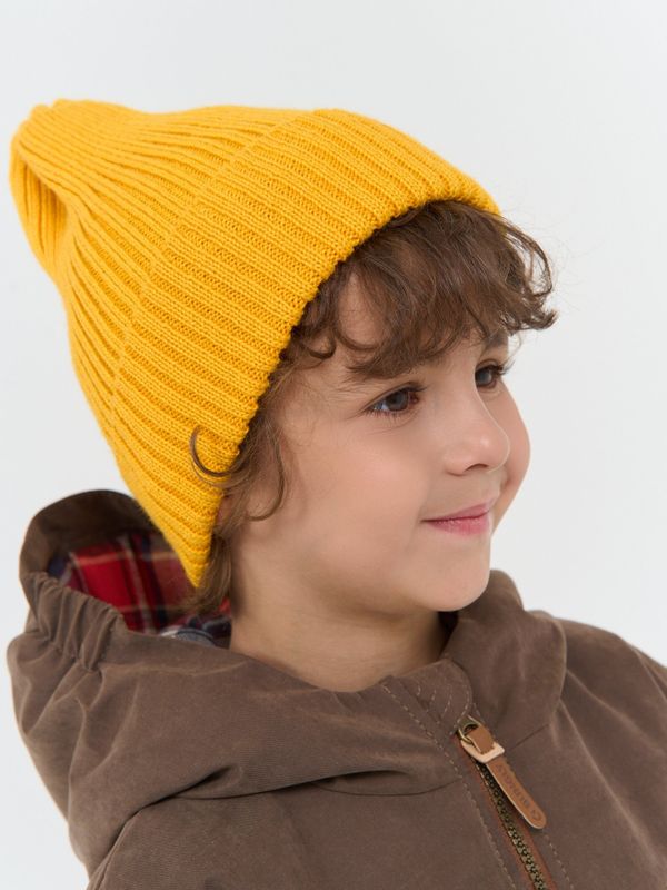 Шапка тыква из смесовой шерсти однослойная 