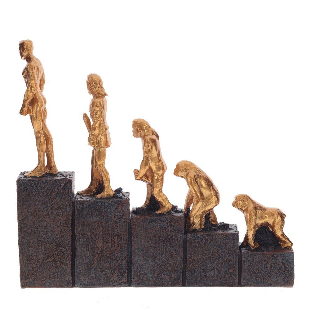 GAEM Фигурка декоративная "Эволюция человека", L21,5 W3,5 H19,5 см