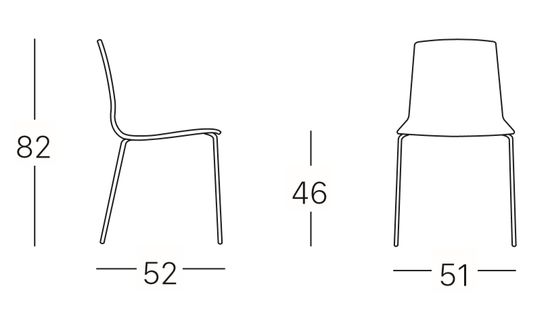 Стул пластиковый Alice