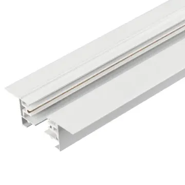Встраиваемый трек (шина) для однофазных трековых светильников 1м 038670 белый LGD-2TR-TRACK-F-1000-WH-M (C) Arlight