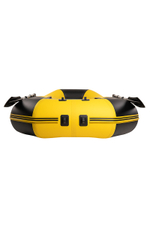 YACHTMAN-300 МНД НАДУВНОЕ ДНО (Яхтман) желтый-черный (лодка ПВХ с усилением)