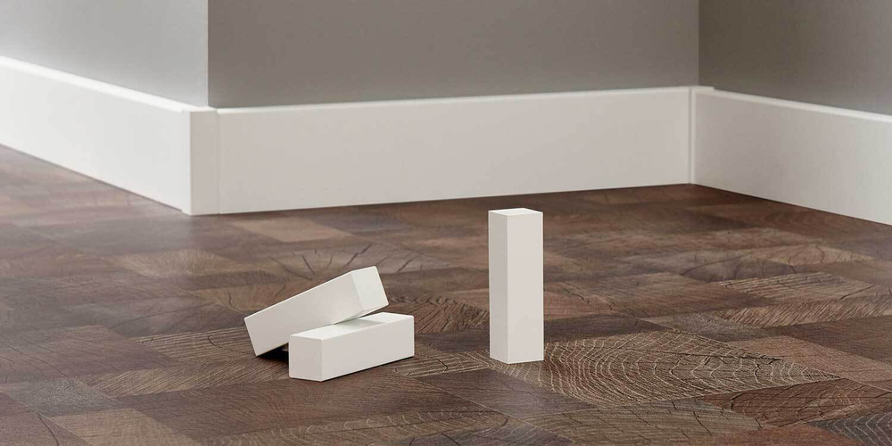 Плинтус Kronotex Ktex Угловой элемент P/F белый