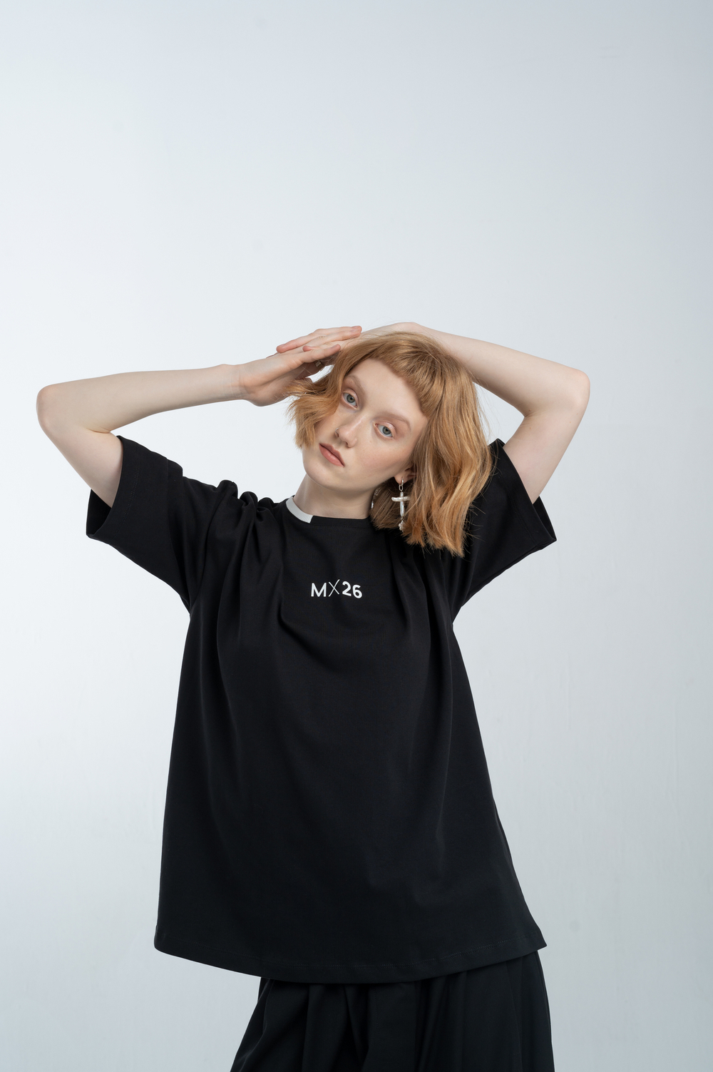 Футболка oversize из плотного трикотажа