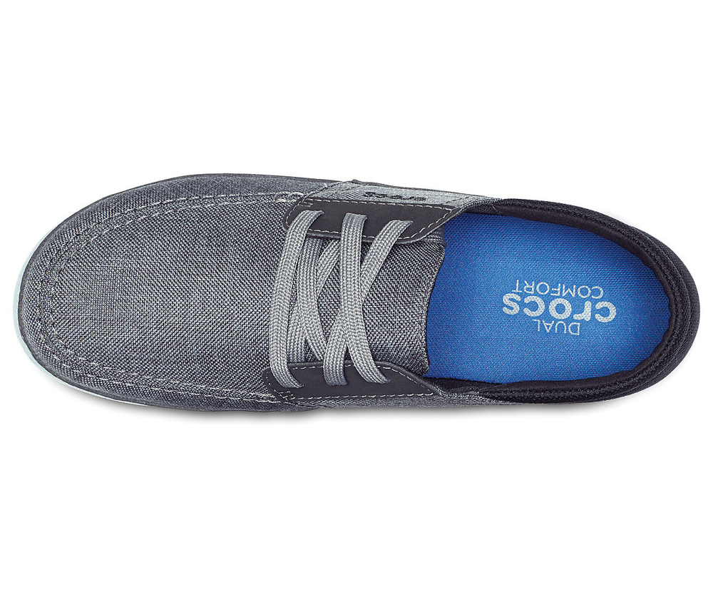 Кеды Crocs Santa Cruz Playa Lace-Ups Серые