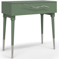 Консоль Арт Колор matte Стайл Сильвер Зеленый нефрит матовый