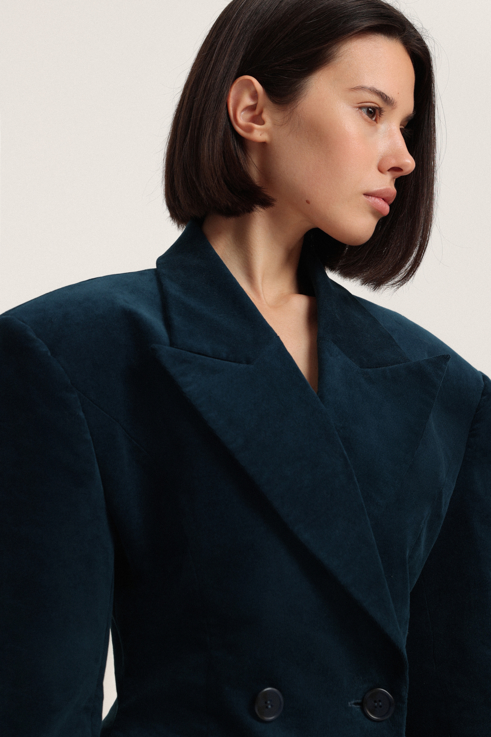 Платье-жакет из вельвета