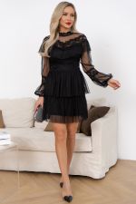 Платье Хилори (черный)  Р11-870 Nikol