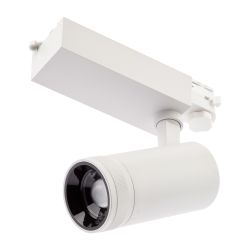 Трековый светильник трехфазный ЭРА STR-30-99-40K-W20 светодиодный 20Вт регулируемый луч 4000K белый