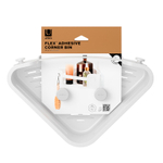 Органайзер для душа угловой flex adhesive, белый