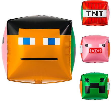 Куб "Пиксели - Герои" в стиле МайнКрафт