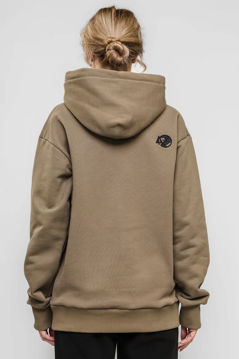 Худи "НОХО" унисекс, цвет "Сухой мох"