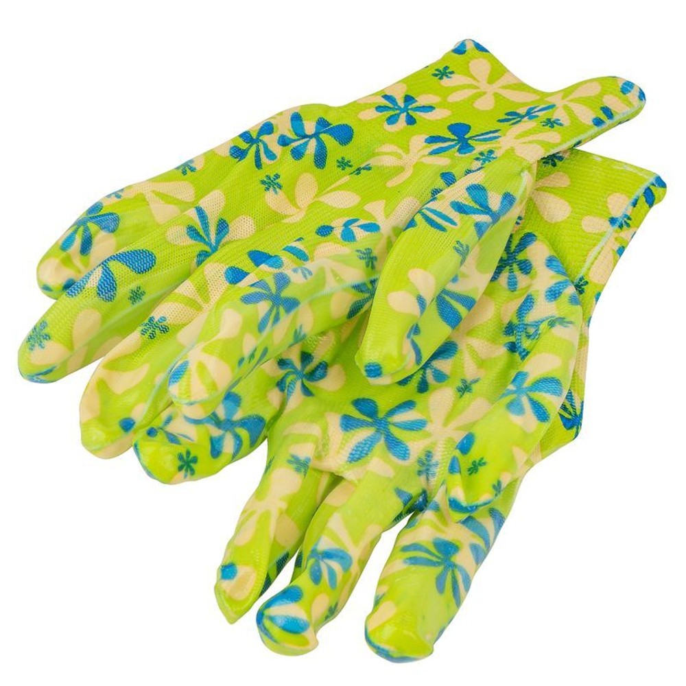 Перчатки нейлоновые с нитриловым покрытием