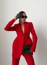 Жакет Инстамодель, Красный