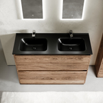 Тумба напольная под раковину Sancos Libra Floor, дуб чарльстон 1190х450х840 мм