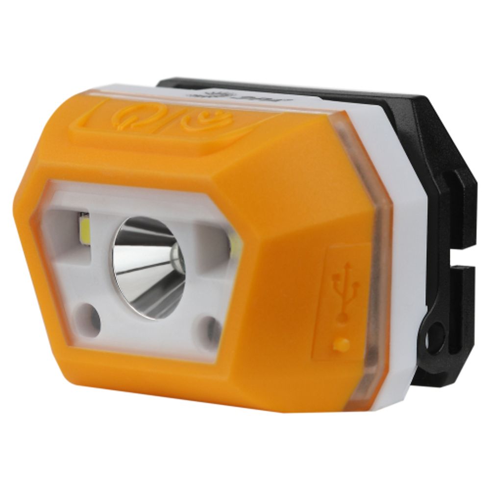 Фонарь налобный светодиодный ЭРА Рабочие Практик GA-810 аккумуляторный 3Вт сенсорный micro-USB | Налобные фонари