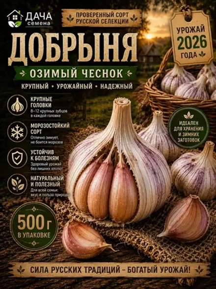 Чеснок посадочный озимый Добрыня