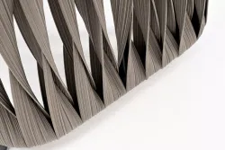 "Флоренция" столик журнальный из искусственного ротанга, цвет графит