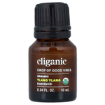 Cliganic, 100% чистое эфирное масло, иланг-иланг, 10 мл (0,33 жидк. унц.)