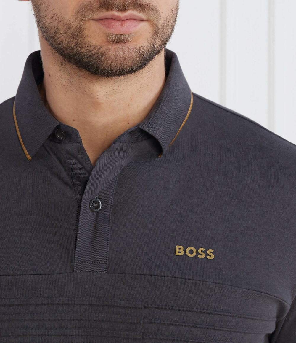 Поло Pavel BOSS GREEN - графитовый(50494373)