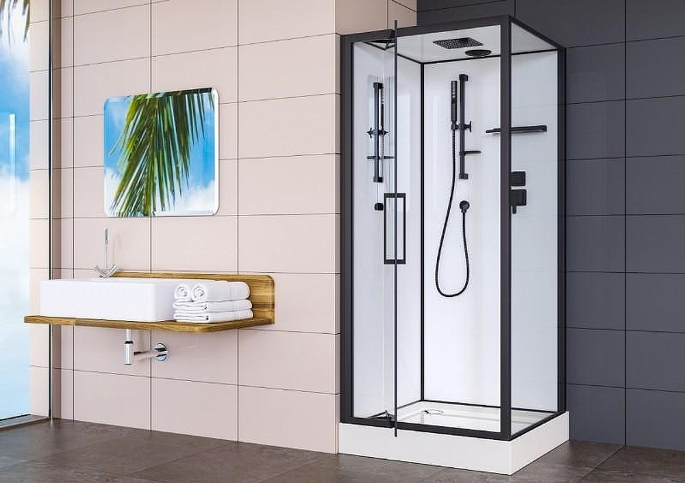 Душевая кабина Esbano (Эсбано) EST-RASPA-90, с низким поддоном, 90х90х215