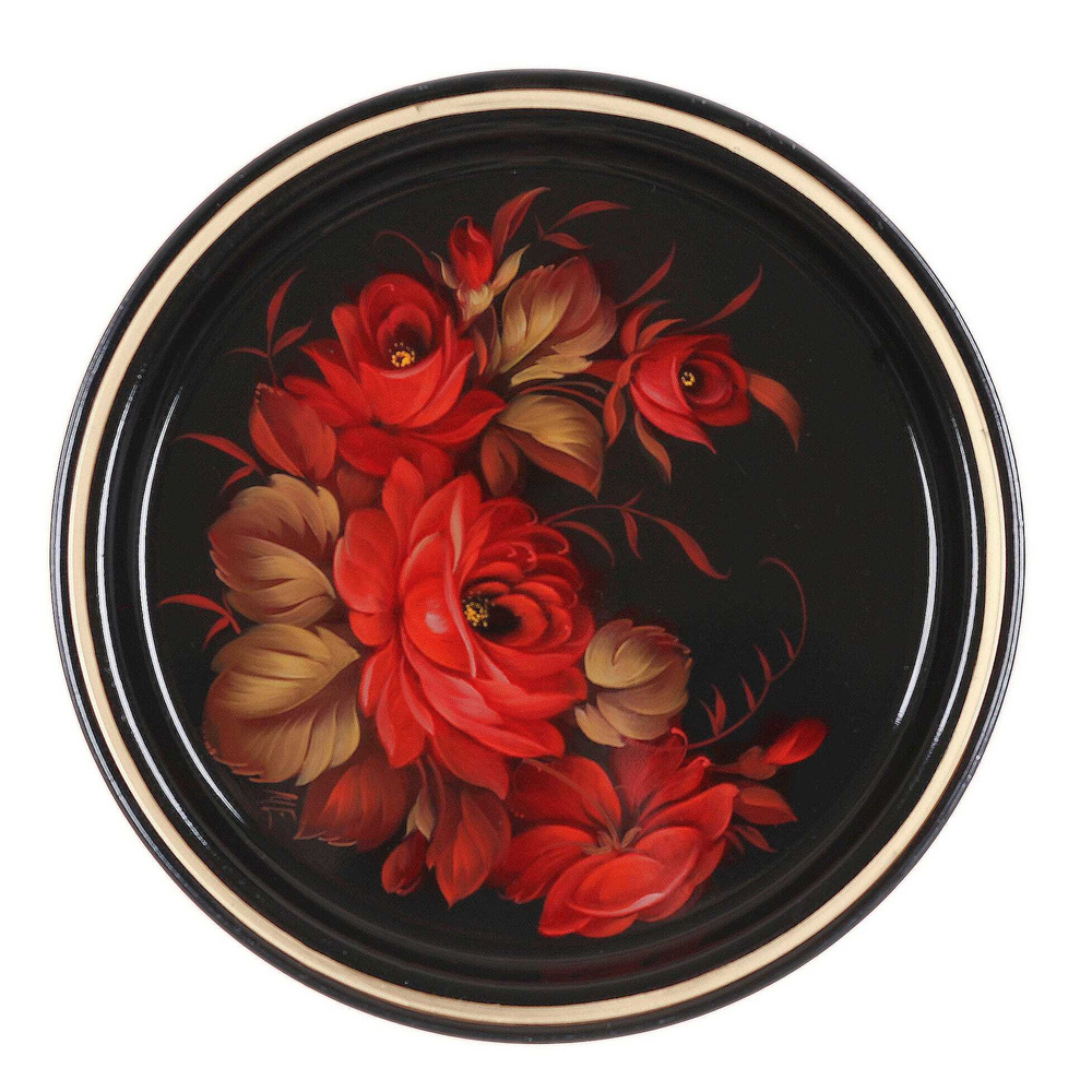 若斯托沃彩绘托盘 A5D210725168