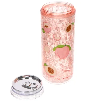 Бутылка питьевая пластиковая 400мл «Фруктовый фреш», микс цветов