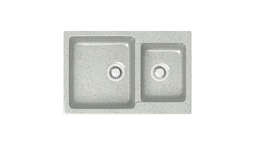 МОЙКА ГЛЯН, АЗЕЛЬ Z191Q10 GRANIT MARRBAXX СВЕТЛО-СЕРЫЙ