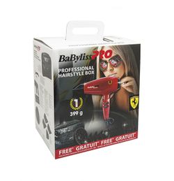 Профессиональный фен BaByliss PRO Rapido Red Ferrari с набором аксессуаров P1035E/BAB7000IRE