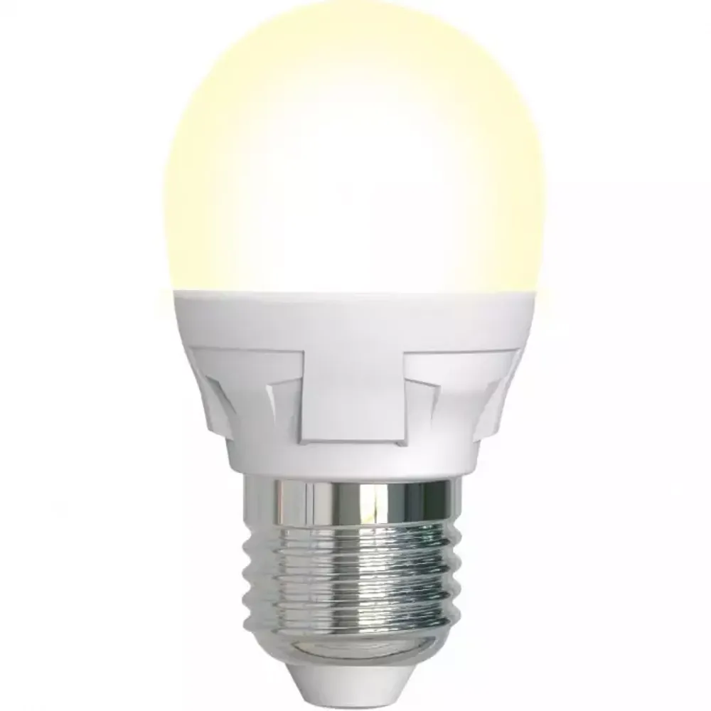 LED-G45P-5W/NW/E27/FR ALC02SL Лампа светодиодная пятилепестковая. Форма шар, матовая колба. Материал корпуса алюминий. Цвет свечения белый. Серия Cr
