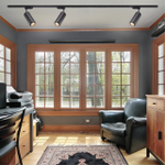 370414 PORT NT19 244 черный Светильник трековый однофазный трехжильный IP20 GU10 50W 220V PIPE