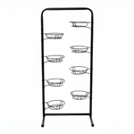 Цветочница "Дуга" на 8 горшков, черная