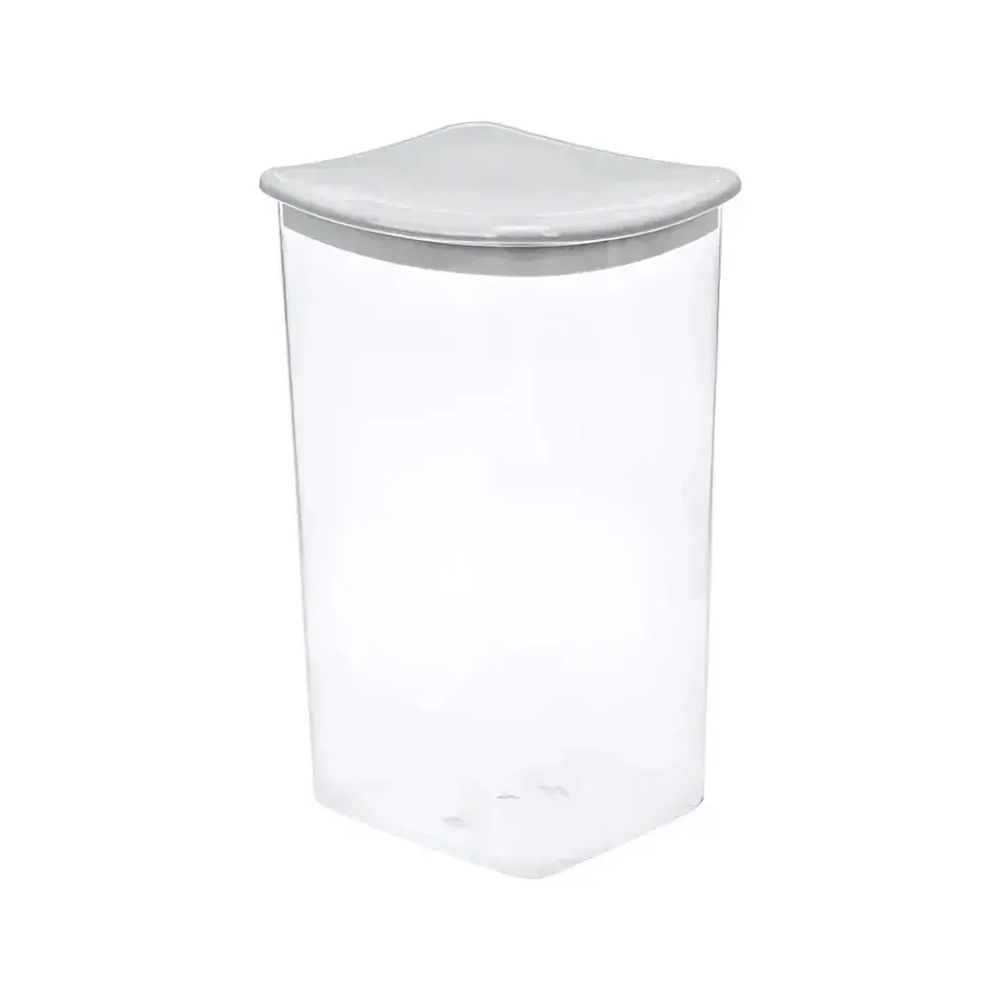 Емкость для сыпучих продуктов квадратная 1,9л, Смоки