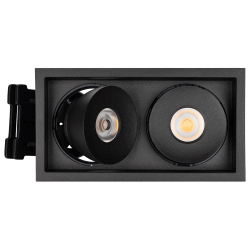 Светильник CL-SIMPLE-S148x80-2x9W Warm3000 (BK, 45 deg) (Arlight, IP20 Металл, 3 года) 028151