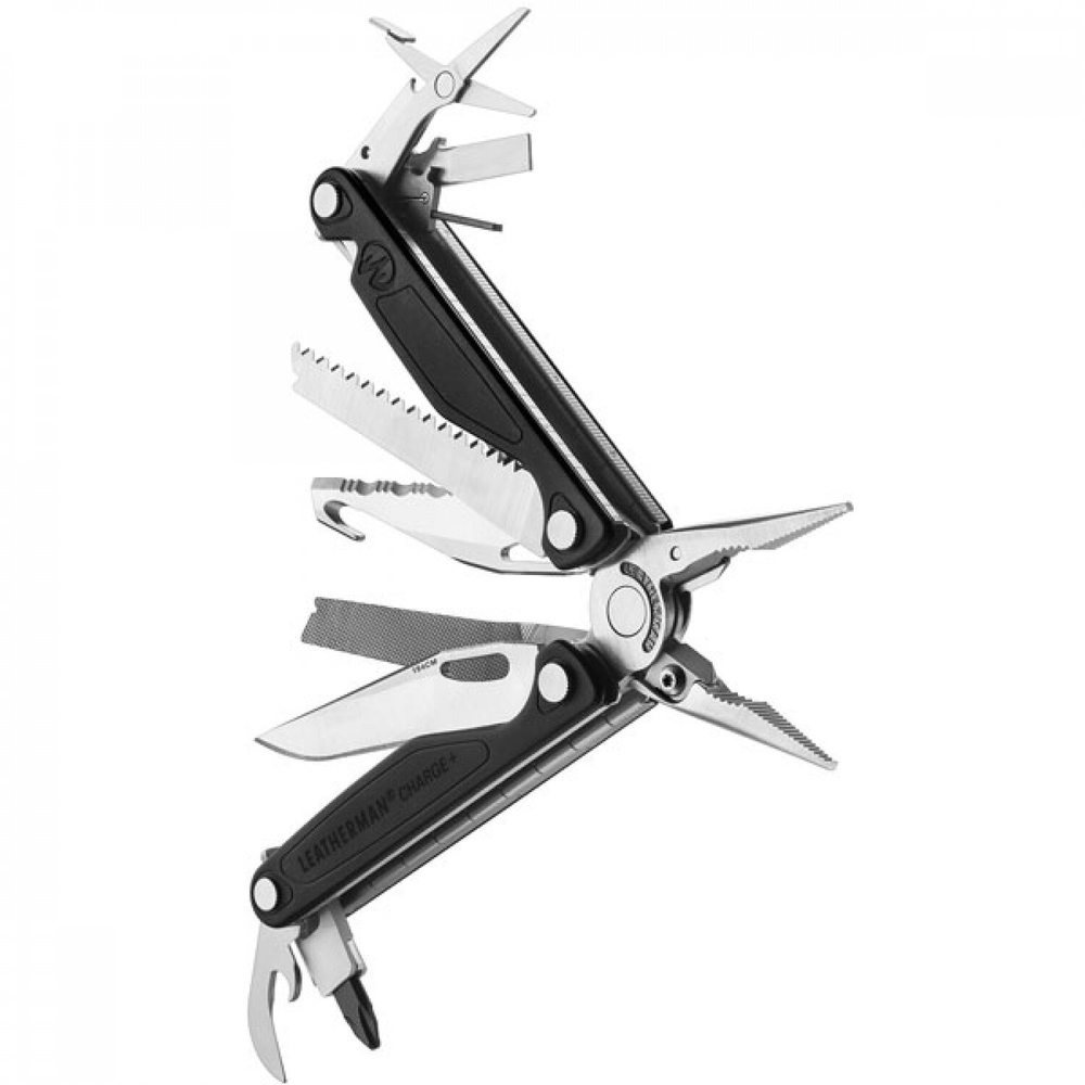 Мультитул Leatherman Charge Plus, 19 функций, стальной, нейлоновый чехол, набор бит