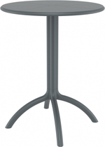 Стол пластиковый Siesta Contract Octopus, темно-серый