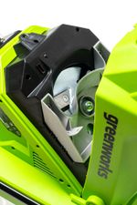 Электрический садовый измельчитель Greenworks GACSB, 2206707,200v, 2500 Вт с контейнером