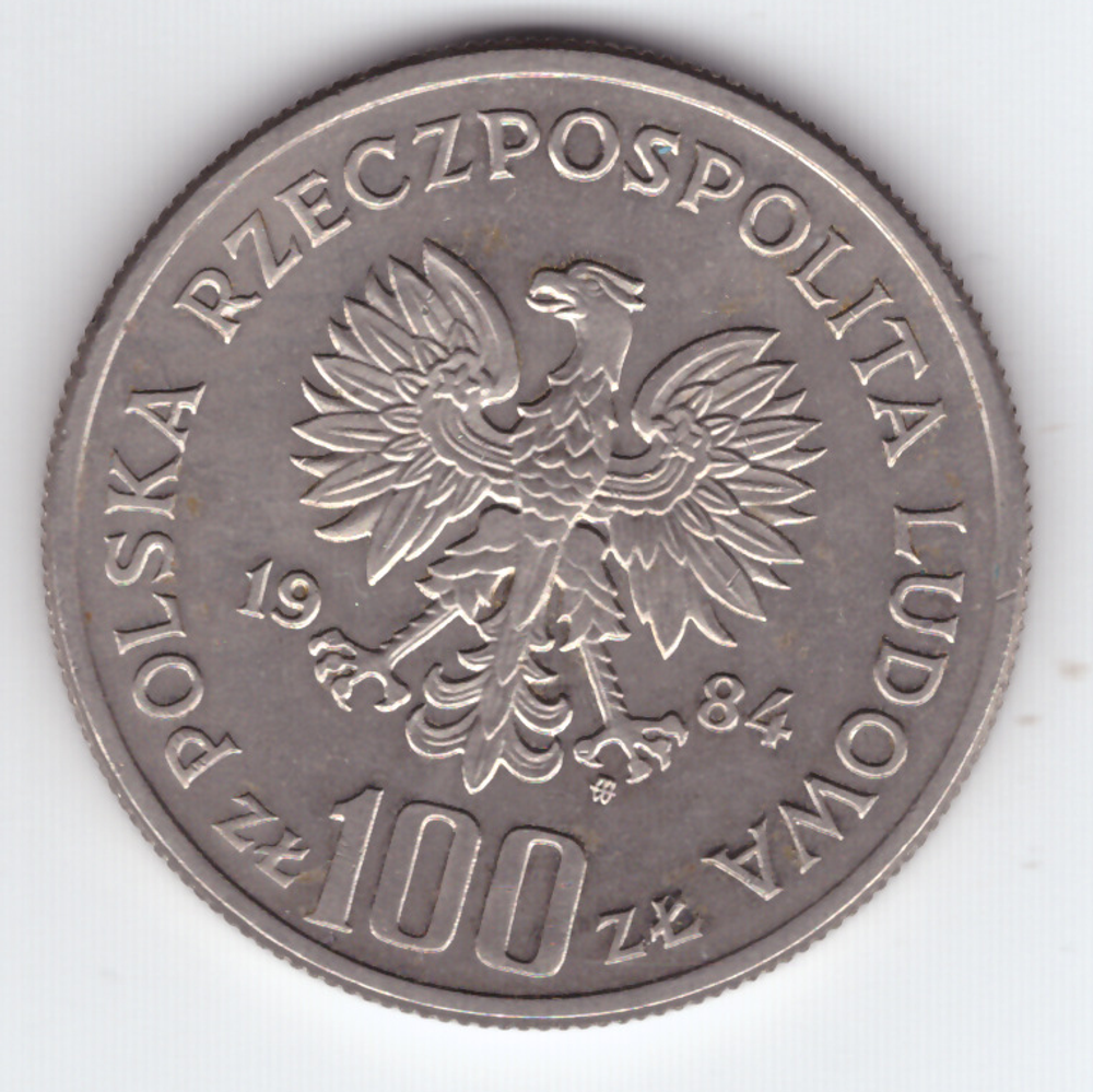 Польша. 100 злотых. 1984. 40 лет образования Польской Народной Республики. UNC