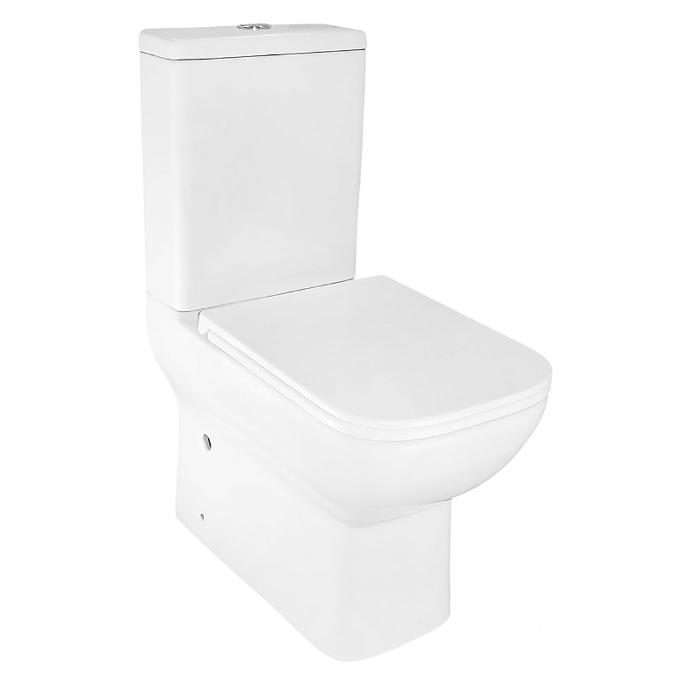 Унитаз-компакт Azario VARO 365х615х805 напольный, безободковый,с быстросъемным сиденьем Микролифт, дюропласт (AZ-2171-1)