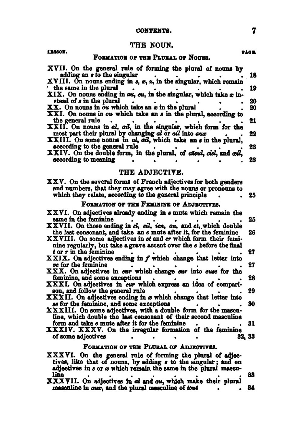 First French class book, or, A practical and easy method of learning the French language. With Key | Jules Caron