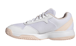 Детские Кроссовки теннисные  Adidas Courtflash K - cloud white/wonder quartz/cloud white