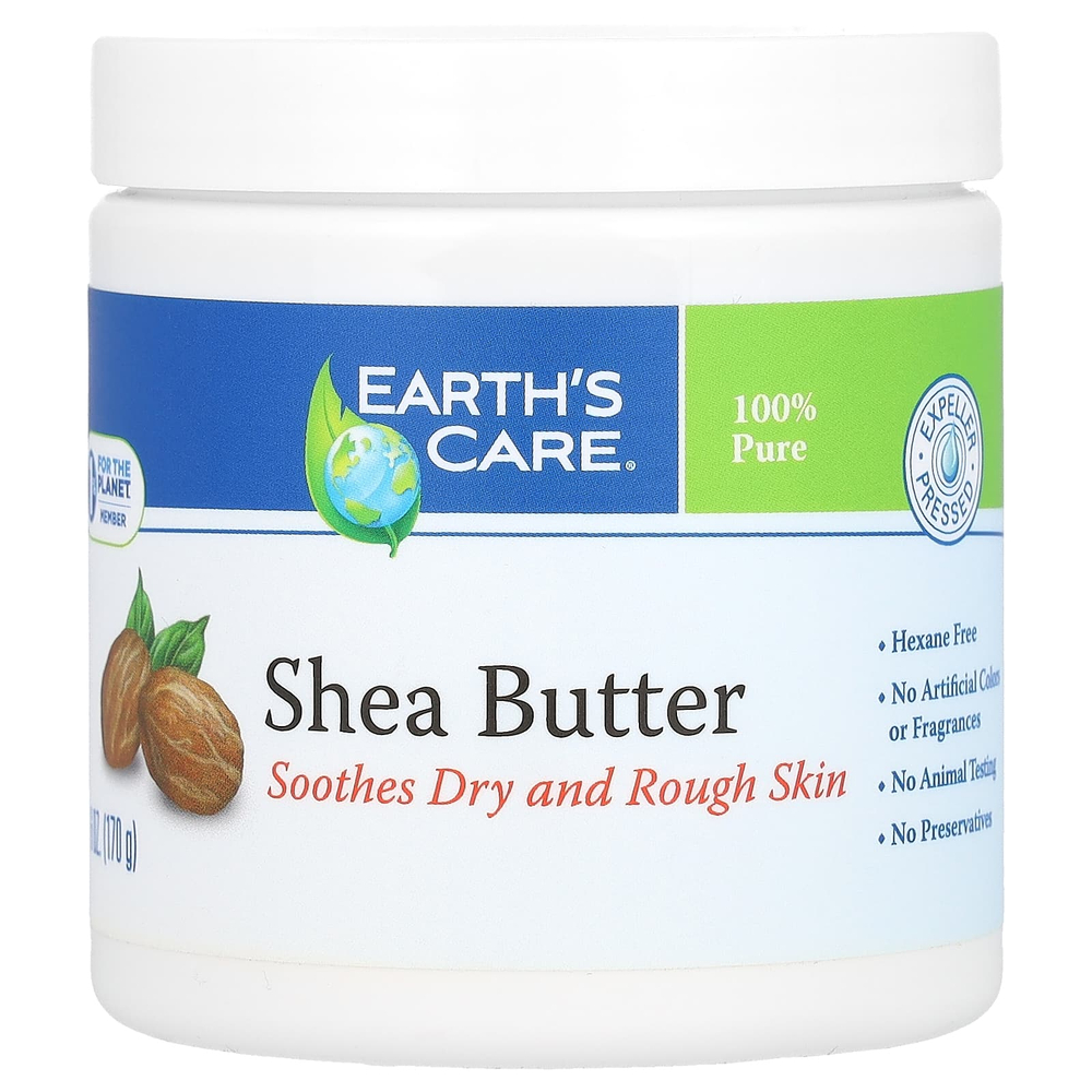 Earth's Care, 100% чистое масло ши, 170 г (6 унций)